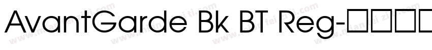 AvantGarde Bk BT Reg字体转换